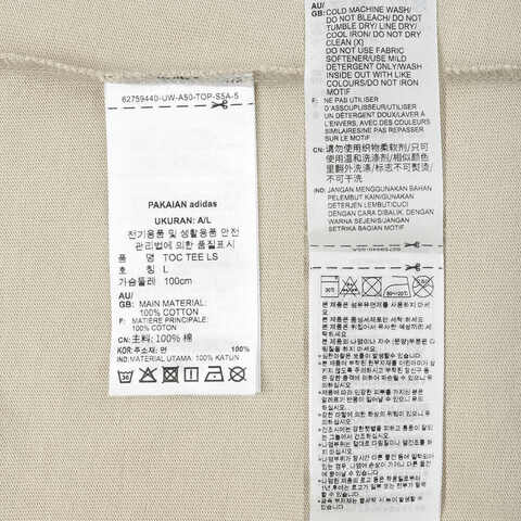 adidas Originals阿迪三叶草2024中性TOC TEE LS圆领长TJG1522