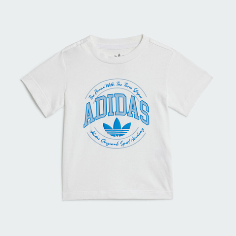 adidas Originals阿迪三叶草小童2024男婴童SHORT TEE SET短袖针织套服IT7273