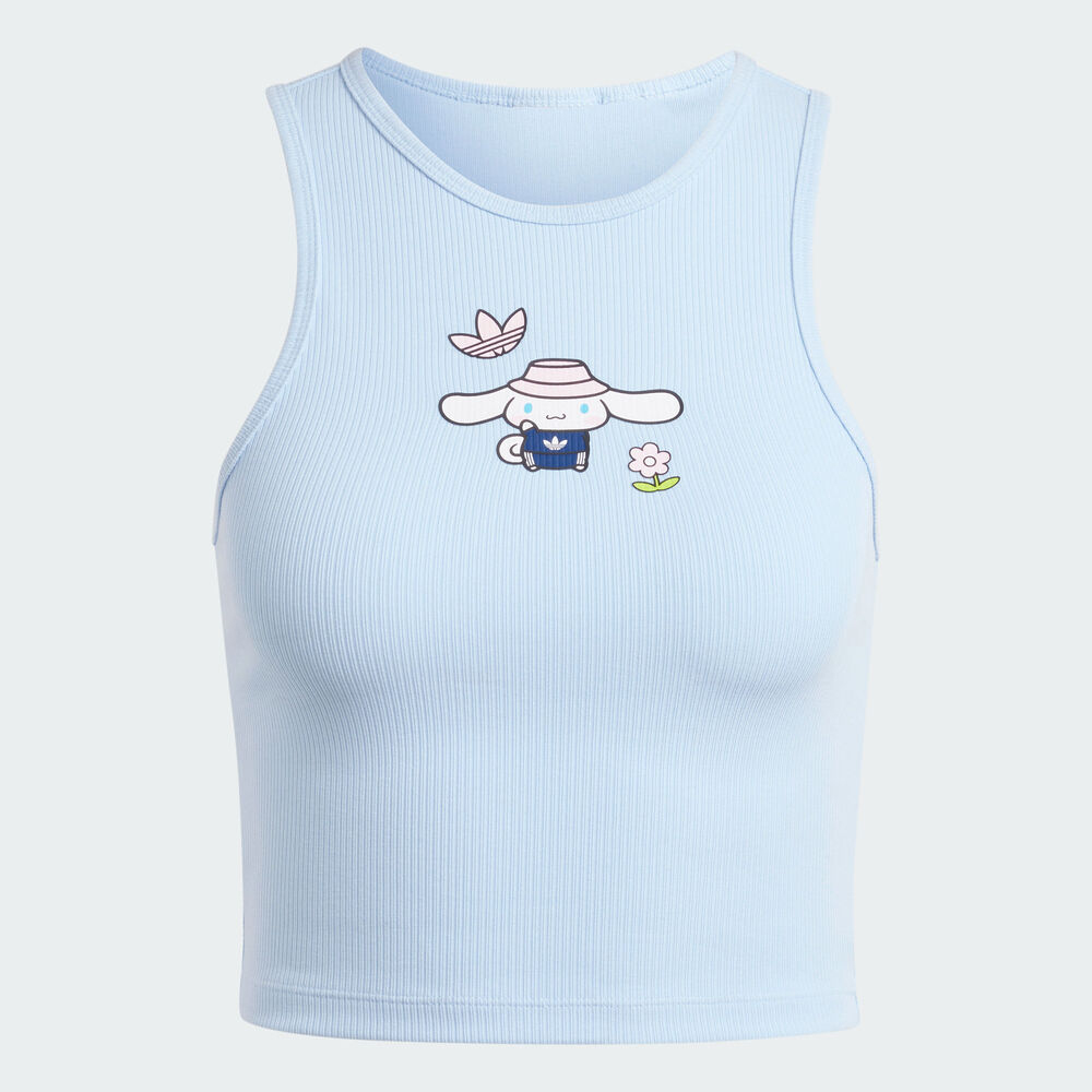 adidas Originals阿迪三叶草2024女子TANK TOP C薄背心JG8052