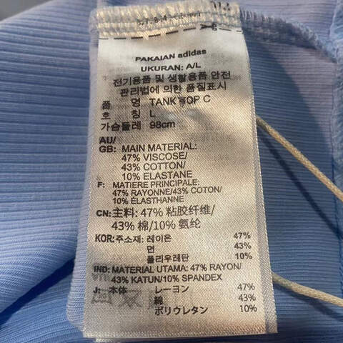 adidas Originals阿迪三叶草2024女子TANK TOP C薄背心JG8052