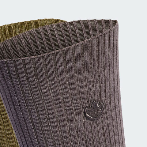 adidas Originals阿迪三叶草2024中性CREW SOCK 2PP袜子IS1629