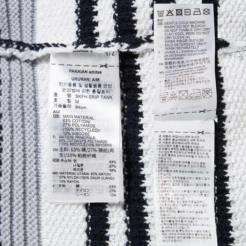 adidas Originals阿迪三叶草2024女子SKFH SRIP TANK薄背心JI7051