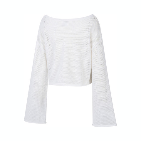 adidas Originals阿迪三叶草2024女子SKFH SHEER LS针织线衫JI7043