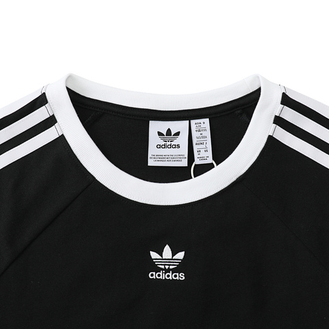 Adidas Original阿迪三叶草2026女子3S CALI TEE SS针织无领短TJC8703