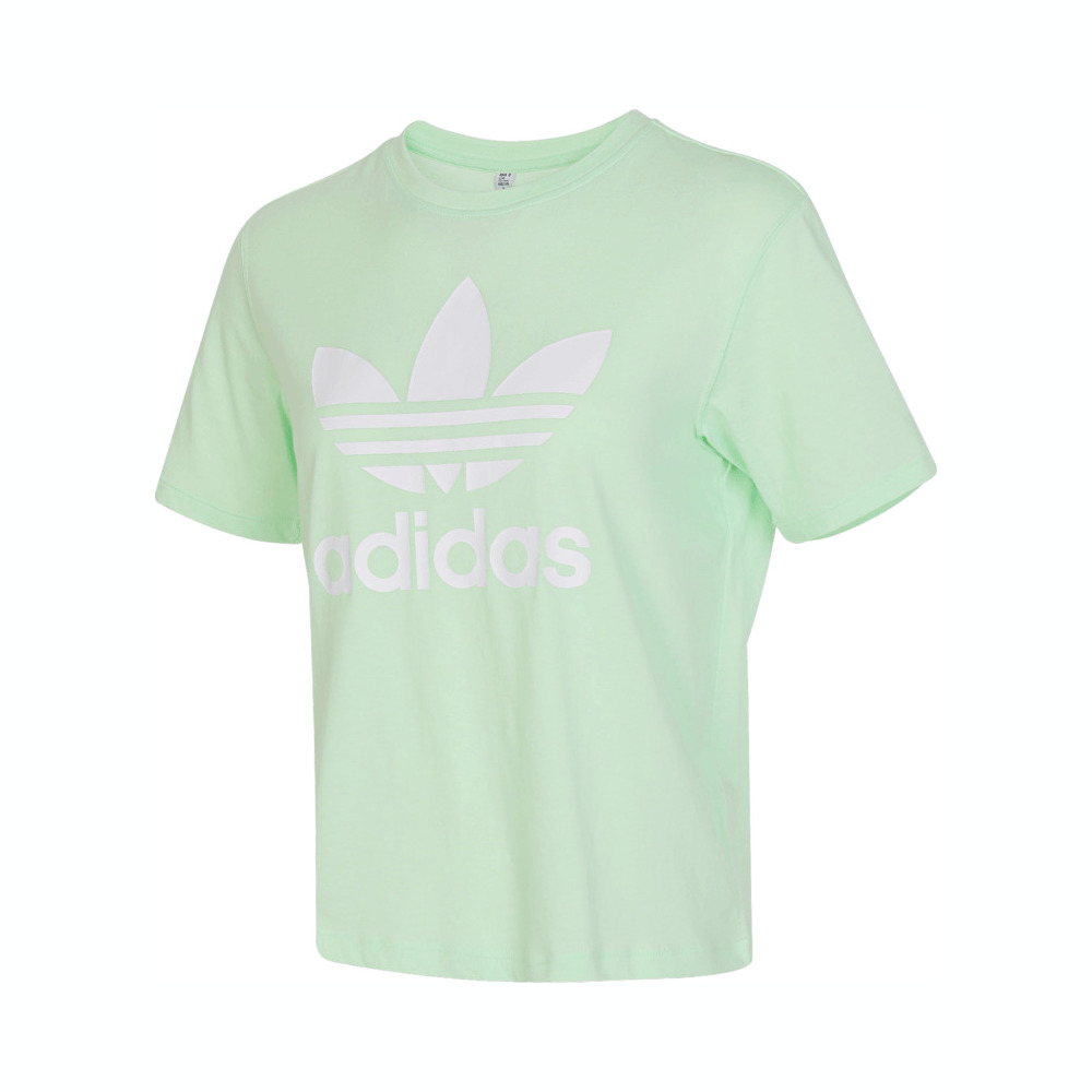 adidas Originals阿迪三叶草2024女子TRFL TEE BOXY圆领短TIN8436