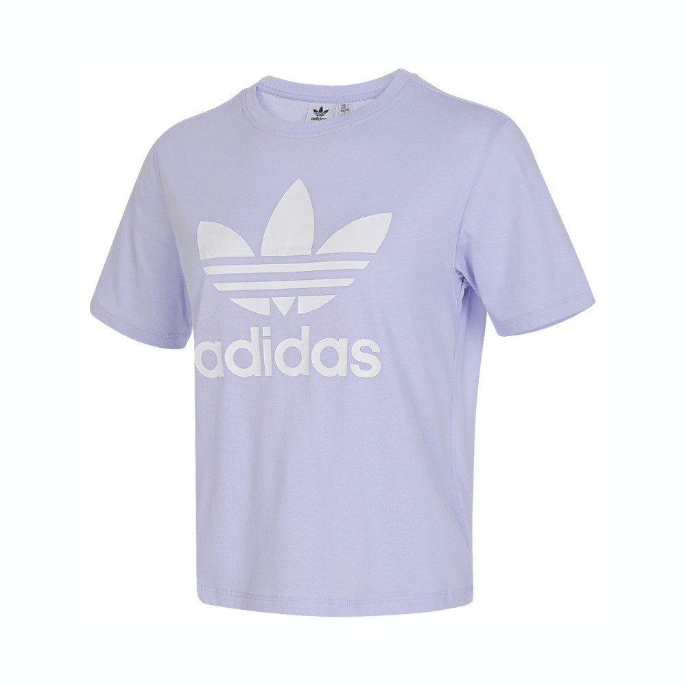 adidas Originals阿迪三叶草2024女子TRFL TEE BOXY圆领短TIN8439