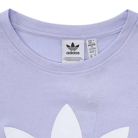 adidas Originals阿迪三叶草2024女子TRFL TEE BOXY圆领短TIN8439