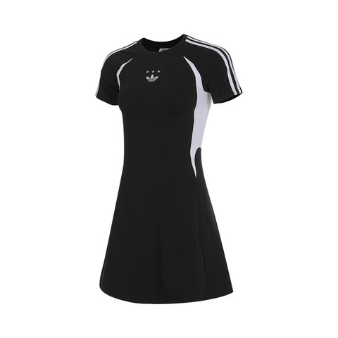adidas Originals阿迪三叶草2024女子JERSEY DRESS SS短袖连衣裙JD1135