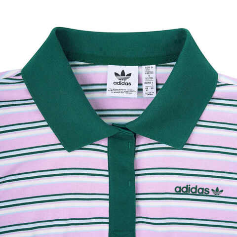 adidas Originals阿迪三叶草2024女子OVRSZD STR POLOPOLO短TJC6165