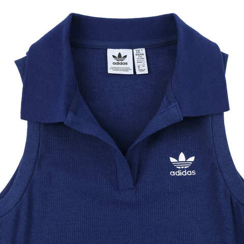 adidas originals阿迪三叶草2024女子RIB DRESS短袖连衣裙IR6126