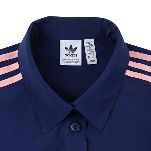 adidas Originals阿迪三叶草2024女子WOVEN SHIRT短袖衬衫JD3283