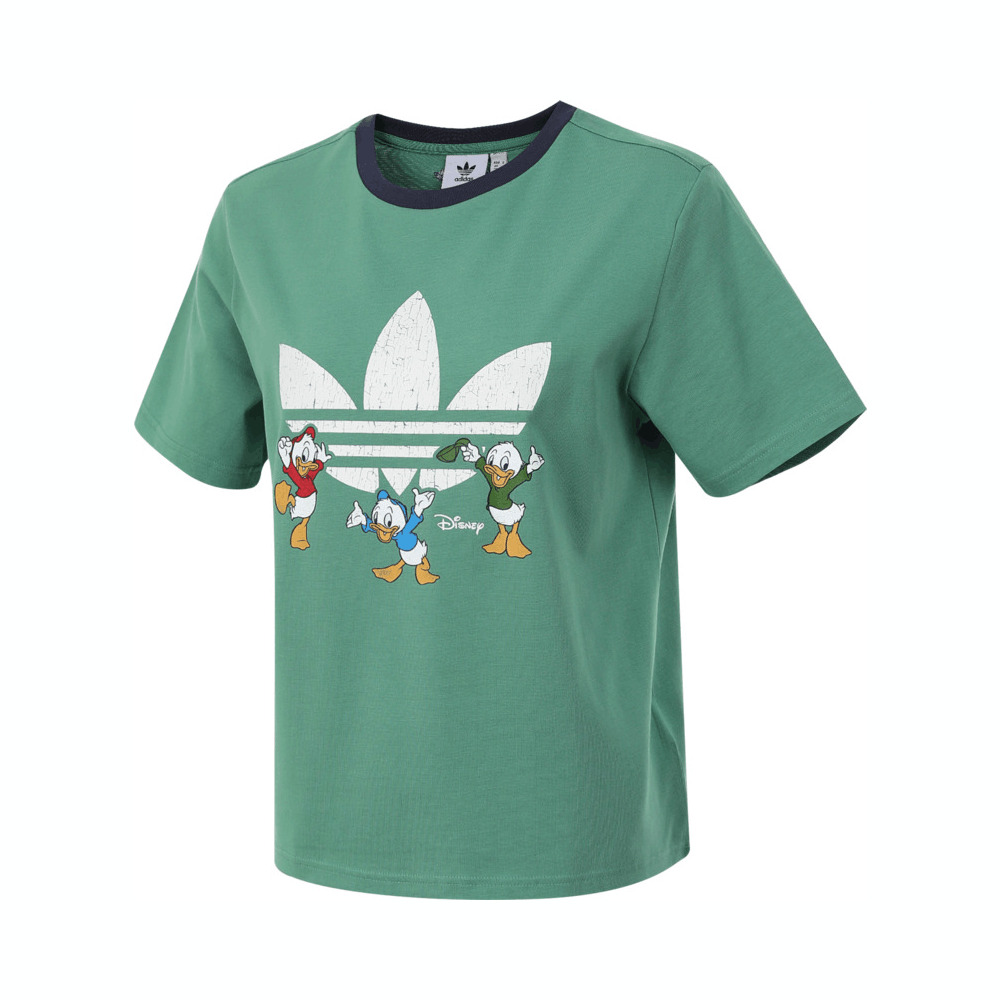 adidas Originals阿迪三叶草2024女子HDL GFX T W1圆领短TJP1427
