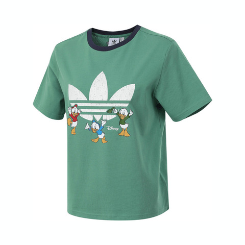 adidas Originals阿迪三叶草2024女子HDL GFX T W1圆领短TJP1427