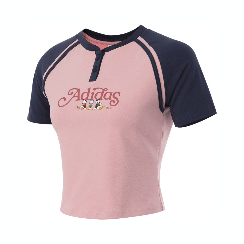 adidas Originals阿迪三叶草2024女子HDL GFX T W2圆领短TJP1429