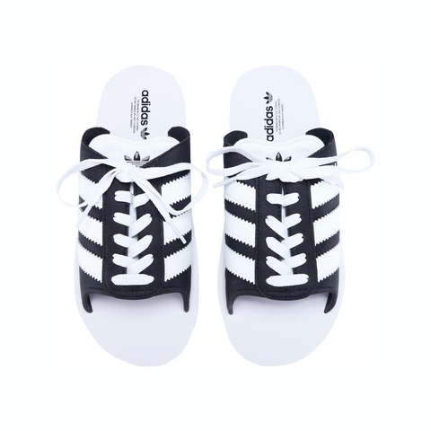 adidas Originals阿迪三叶草2024女子GAZELLE BEACH WORI-CLASSIC拖鞋JQ7421