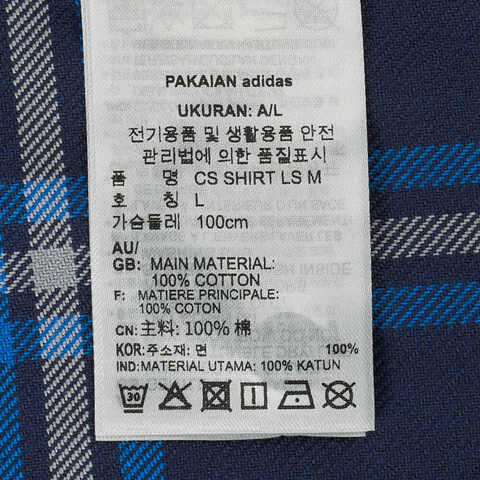 adidas Originals阿迪三叶草2024男子CS SHIRT LS M长袖衬衫JC6836