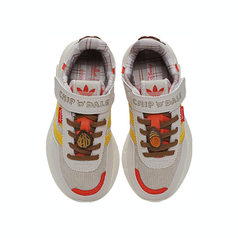 adidas Originals阿迪三叶草小童2024男小童RETROPY F2 CF EL C三叶草童装IH3501