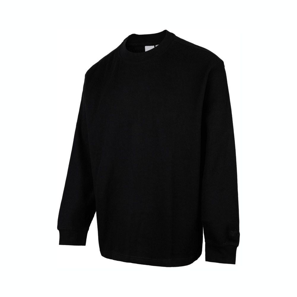 adidas Originals阿迪三叶草2024男子THERMAL LS T针织圆领套衫IY1599