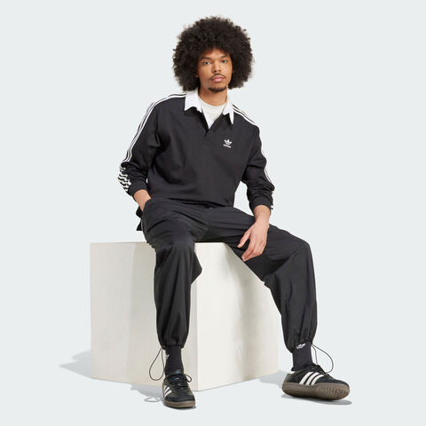 adidas Originals阿迪三叶草2025男子Rugby polo针织有领长TIZ4806