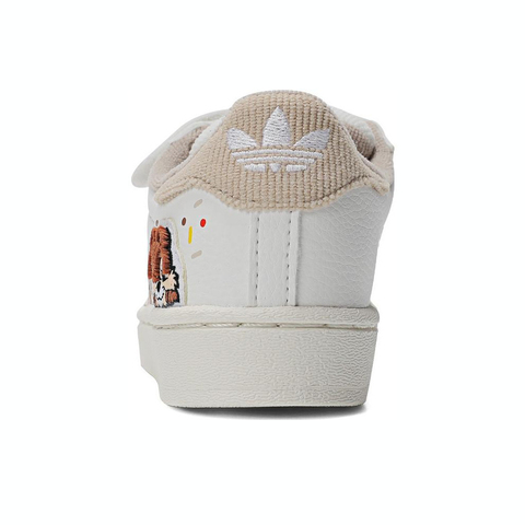 adidas Originals阿迪三叶草小童2024男小童SUPERSTAR CF C三叶草童装IH3499