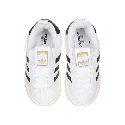 adidas阿迪达斯2024男小童SUPERSTAR HOME C三叶草童装IH0264