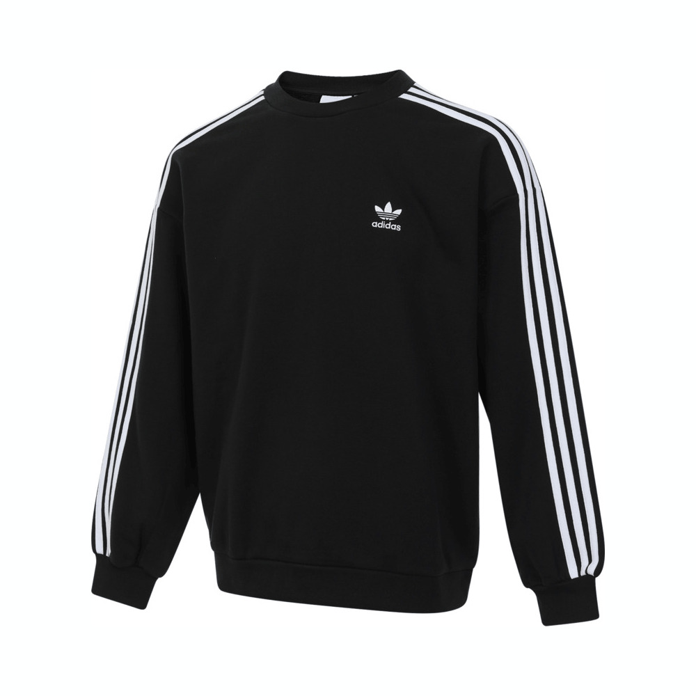 adidas Originals阿迪三叶草2025男子Oversize crew针织无帽卫衣JN9786