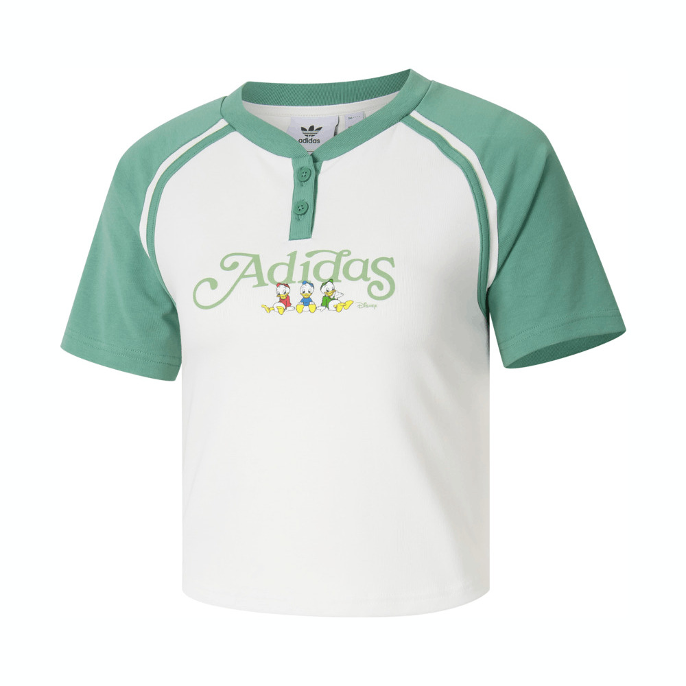 adidas Originals阿迪三叶草2024女子HDL GFX T W2圆领短TJP1430