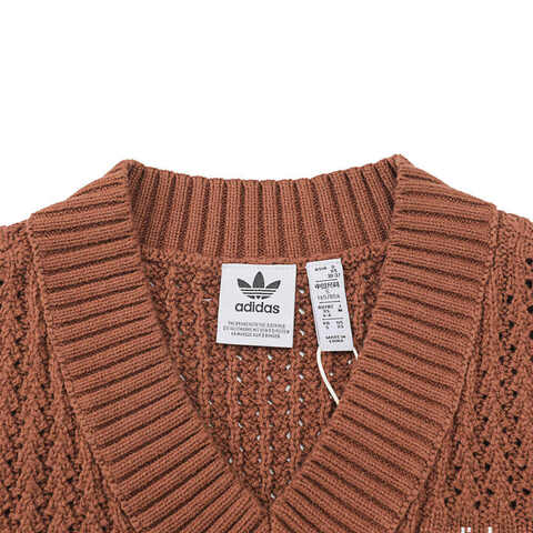 adidas Originals阿迪三叶草2024女子KNIT VEST厚背心JD5802