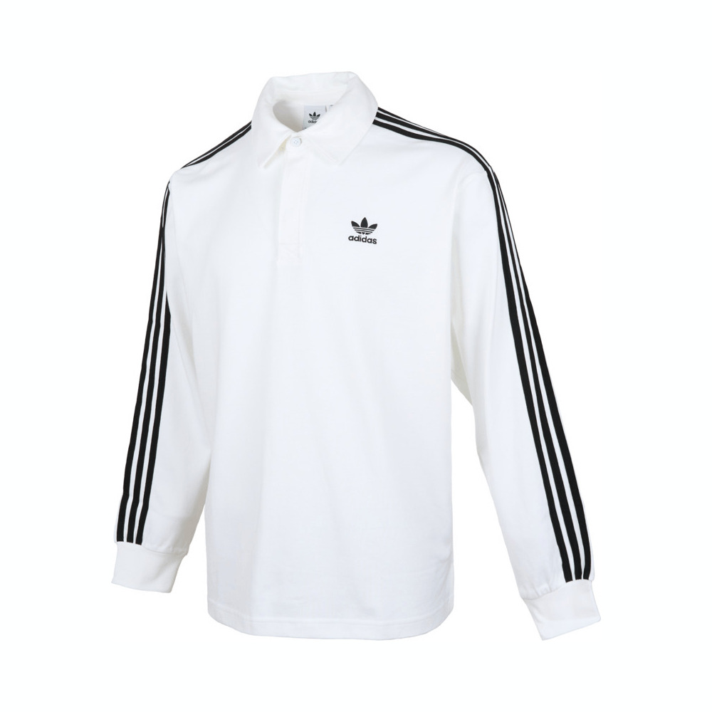 adidas Originals阿迪三叶草2025男子Rugby polo针织有领长TIZ2459