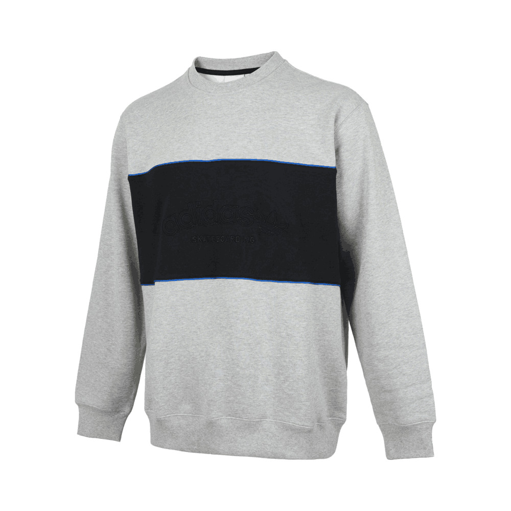 adidas Originals阿迪三叶草2024男子ARCHED CREW针织圆领套衫IY1624