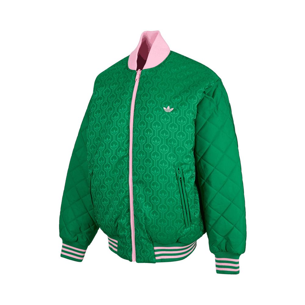 adidas originals阿迪三叶草2024女子RVSBL OVSZD JKT梭织无帽外套JN7656