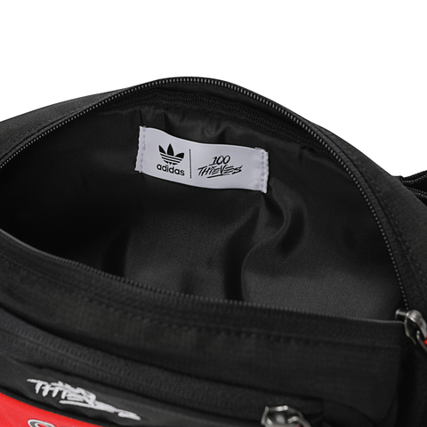 adidas originals阿迪三叶草2024中性100T BAG腰包JE0318