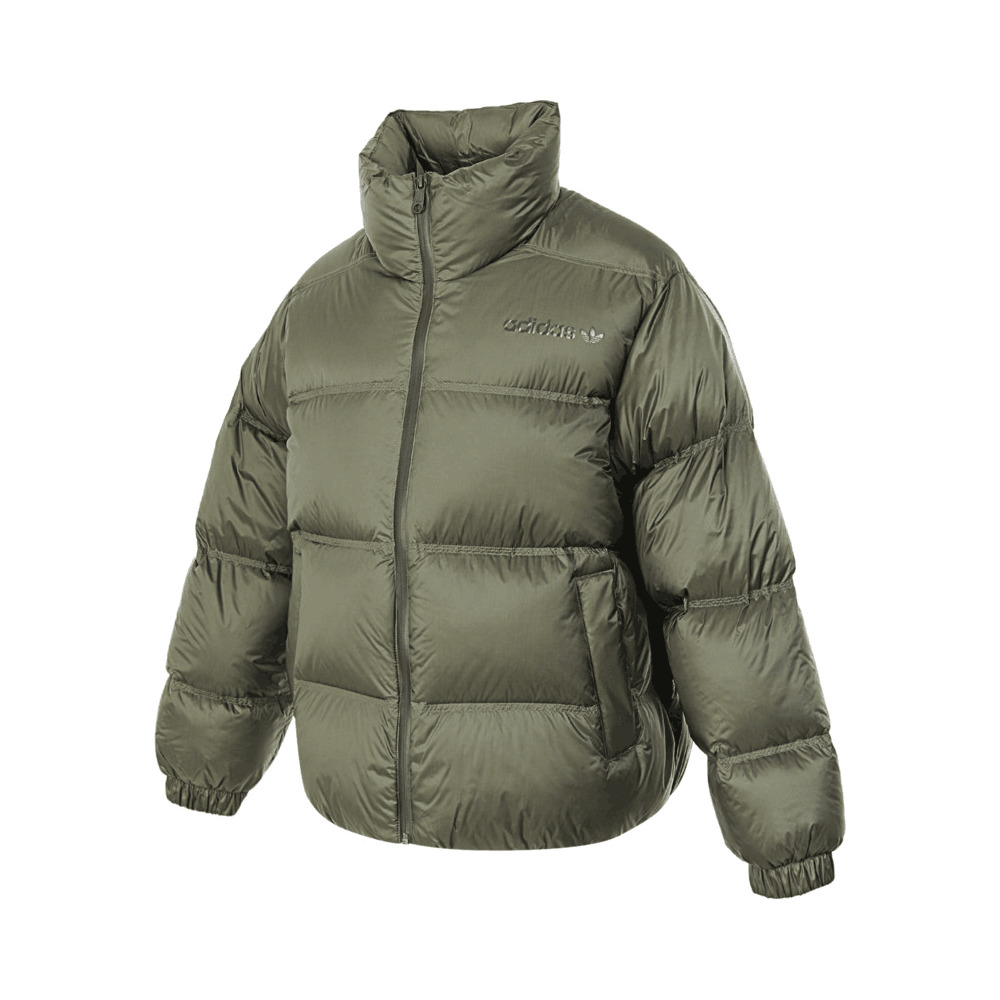 adidas originals阿迪三叶草2024女子PREMIUM PUFFER厚羽绒服-短IW5868