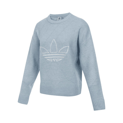 Adidas Original阿迪三叶草2024女子RS W SWEATER毛线套头衫JN0715
