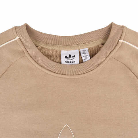 adidas Originals阿迪三叶草2024女子RS W SWEAT CREW针织无帽卫衣JN1646