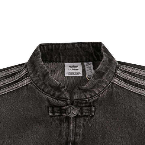 Adidas Original阿迪三叶草2024女子NEW CHINESE TT牛仔外套JY8274