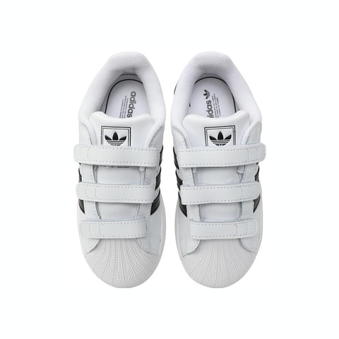 adidas Originals阿迪三叶草小童2025男小童SUPERSTAR II CF C三叶草童装JI3988