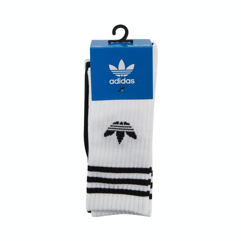 adidas Originals阿迪三叶草2025男小童CREW SOCK 3P中袜优惠装JV7555