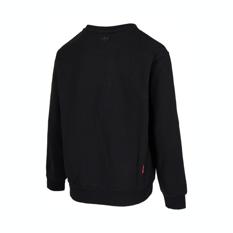 Adidas Original阿迪三叶草2024女子LNY W CREW针织无帽卫衣JL8423