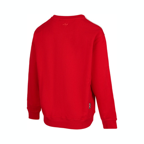 Adidas Original阿迪三叶草2024女子LNY W CREW针织无帽卫衣JL8424