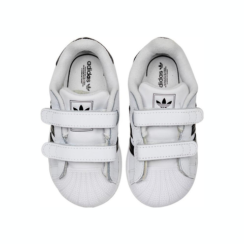 adidas Originals阿迪三叶草2025男婴童SUPERSTAR II CF I三叶草童装JI3990