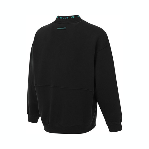 Adidas Original阿迪三叶草2025男子EQT FLEECE HZ针织无帽卫衣JP0357