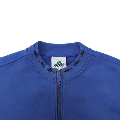 Adidas Original阿迪三叶草2025男子EQT FLEECE HZ针织无帽卫衣JD0643