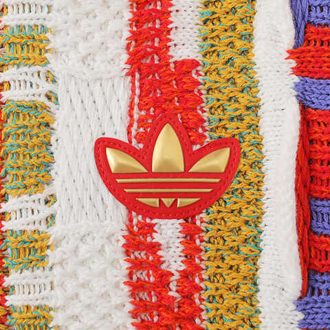 Adidas Original阿迪三叶草2025男子LNY AOP SWEATER毛线套头衫JL8371