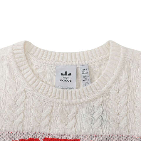 Adidas Original阿迪三叶草2025男子LNY KNIT PULLOV毛线套头衫JL8366