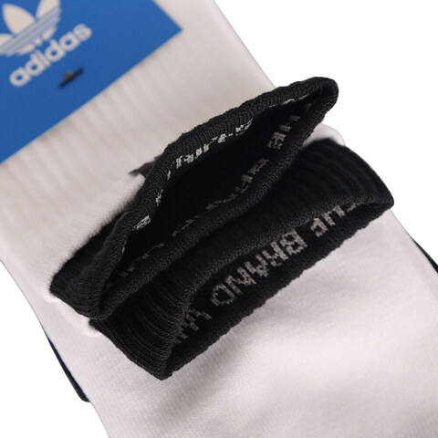 adidas Originals阿迪三叶草2025中性2L ANKL SOCK 2P短袜优惠装JC8620