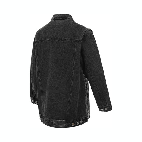 Adidas Original阿迪三叶草2025女子DENIM SHIRT JKT牛仔外套JY8882