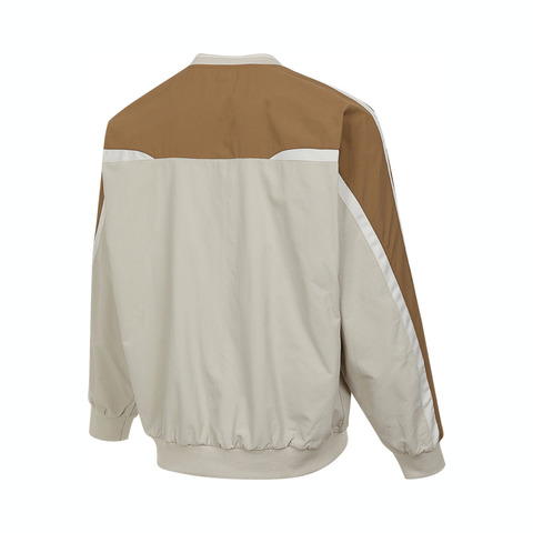 Adidas Original阿迪三叶草2025男子CUTLINE PULLOV梭织无帽卫衣JD5396