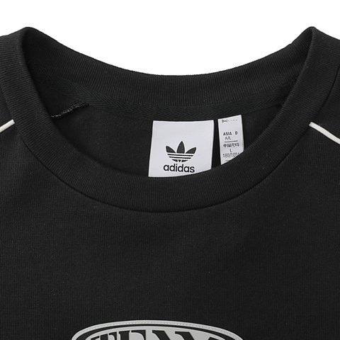 Adidas Original阿迪三叶草2025男子RAC CREW U针织无帽卫衣JM8037