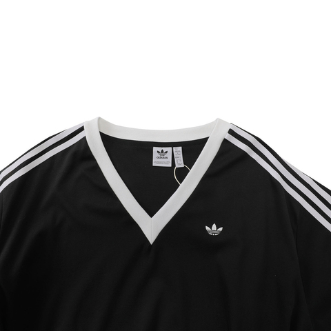 adidas Originals阿迪三叶草2025女子V-NECK DRESS短袖连衣裙JX9219